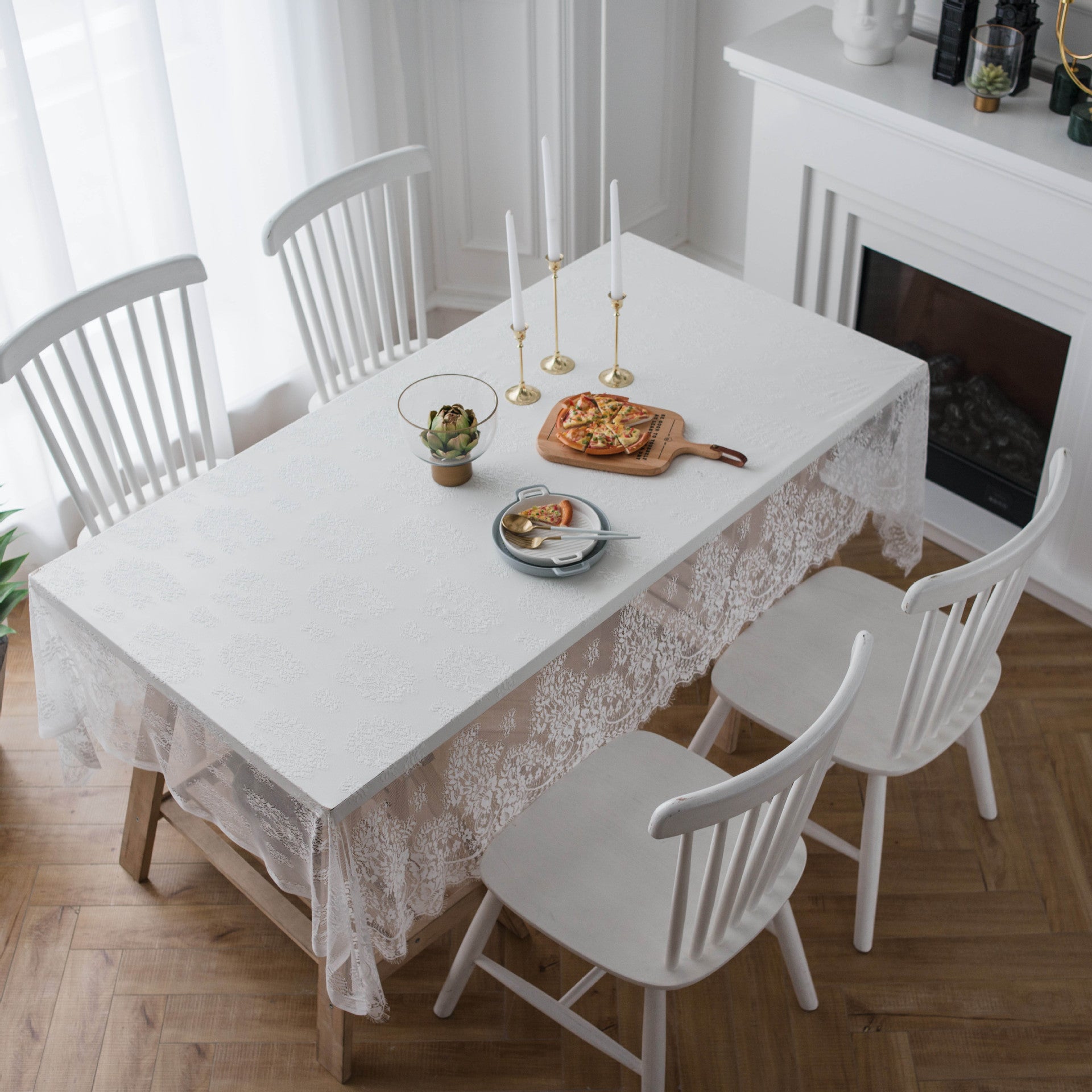Wholesale of Rural Lace Fiber Tablecloths